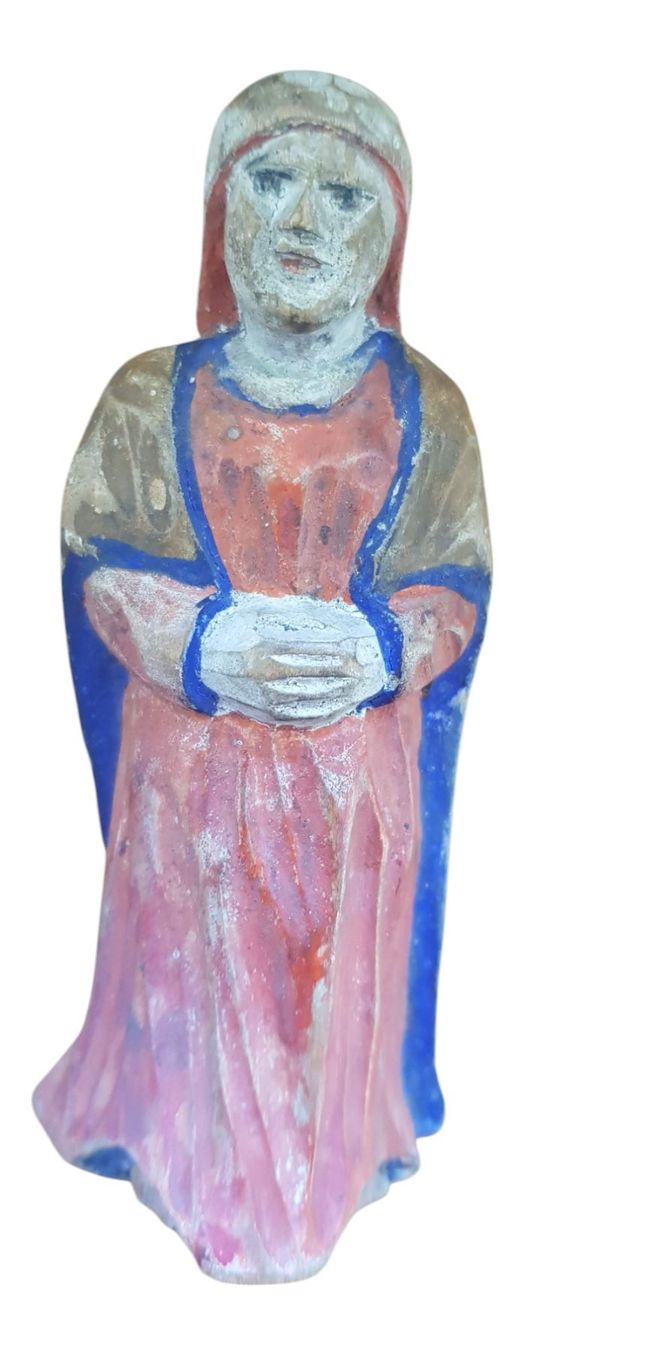 Figuren: Holzfigur Madonna antik 18. Jh. – Gebraucht aus Mörschwil von antiksalon21 4