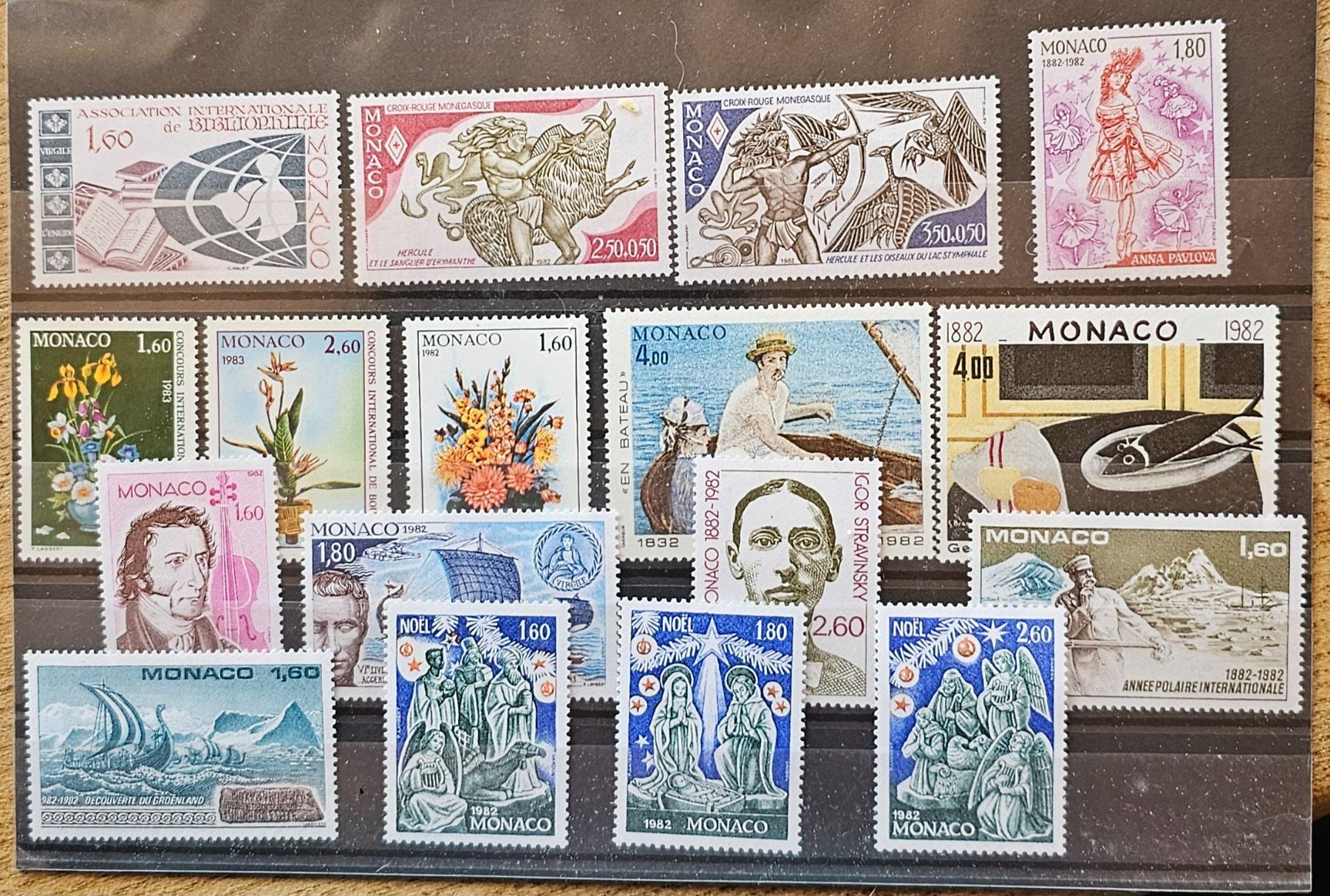 Tutti i francobolli: MONACO timbres neufs ** 1982 – Nuovo (secondo la descrizione) da Les Valettes venduto da Nuba1