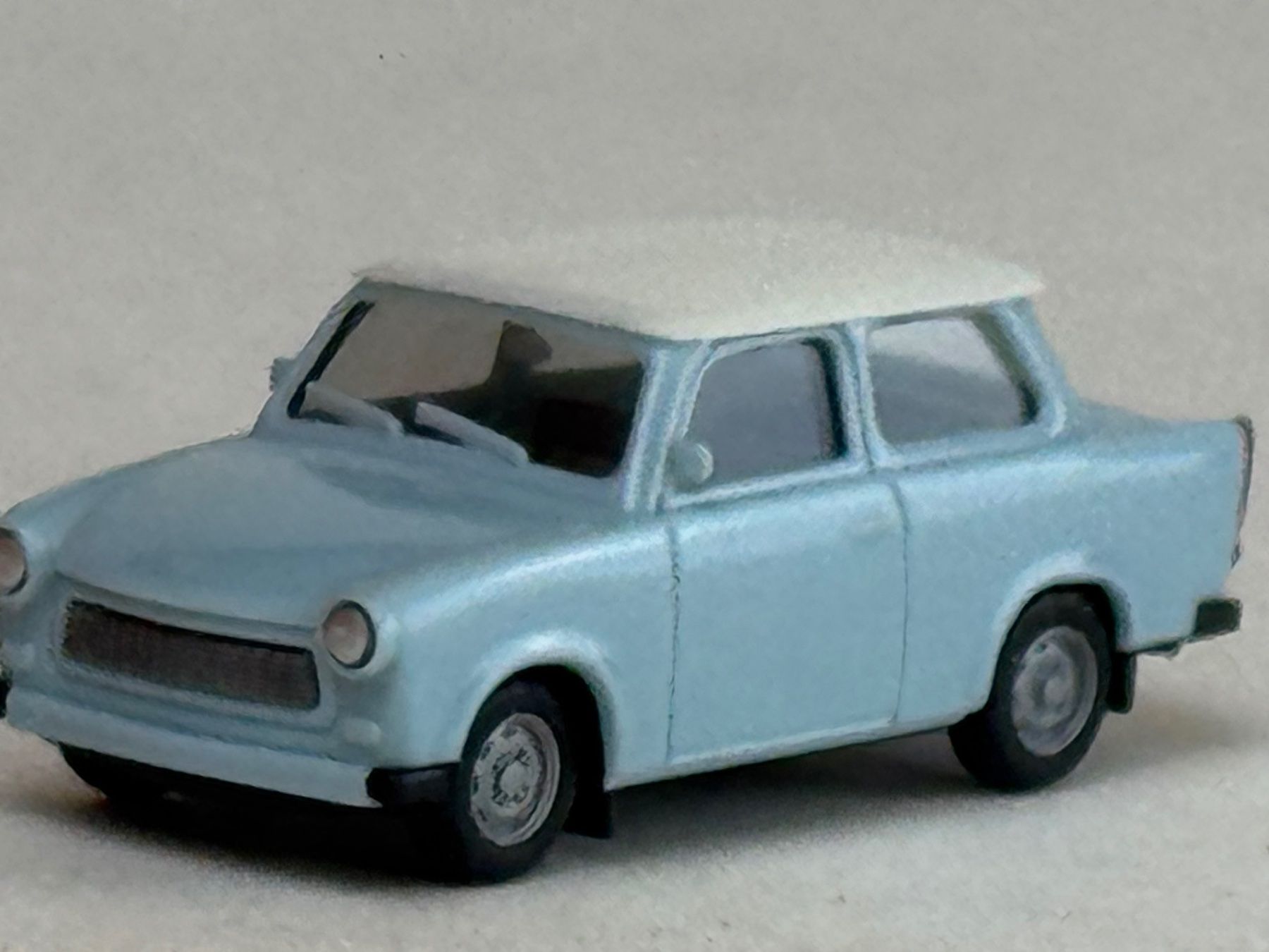 Herpa Modellautos: VE1- Herpa Trabant 501 hellblau/weiss – Gebraucht aus Elm von Wikmtz