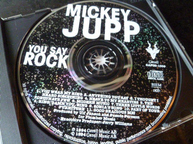 CD: MICKEY JUPP YOU SAY ROCK CD – Usato da Zofingen venduto da sosalinos01 1