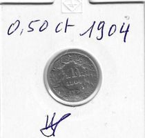 Monnaie Suisse: 0.50 ct 1904