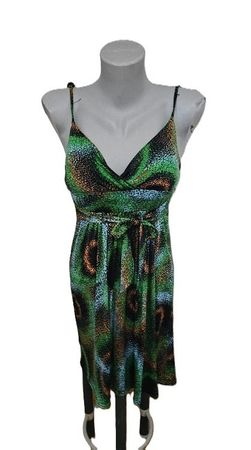 Sommerkleid Jus d'Orange Paris grün gemustert