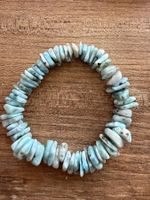 Larimar-Splitter, Armband- Breit ca. 10 mm,Natur