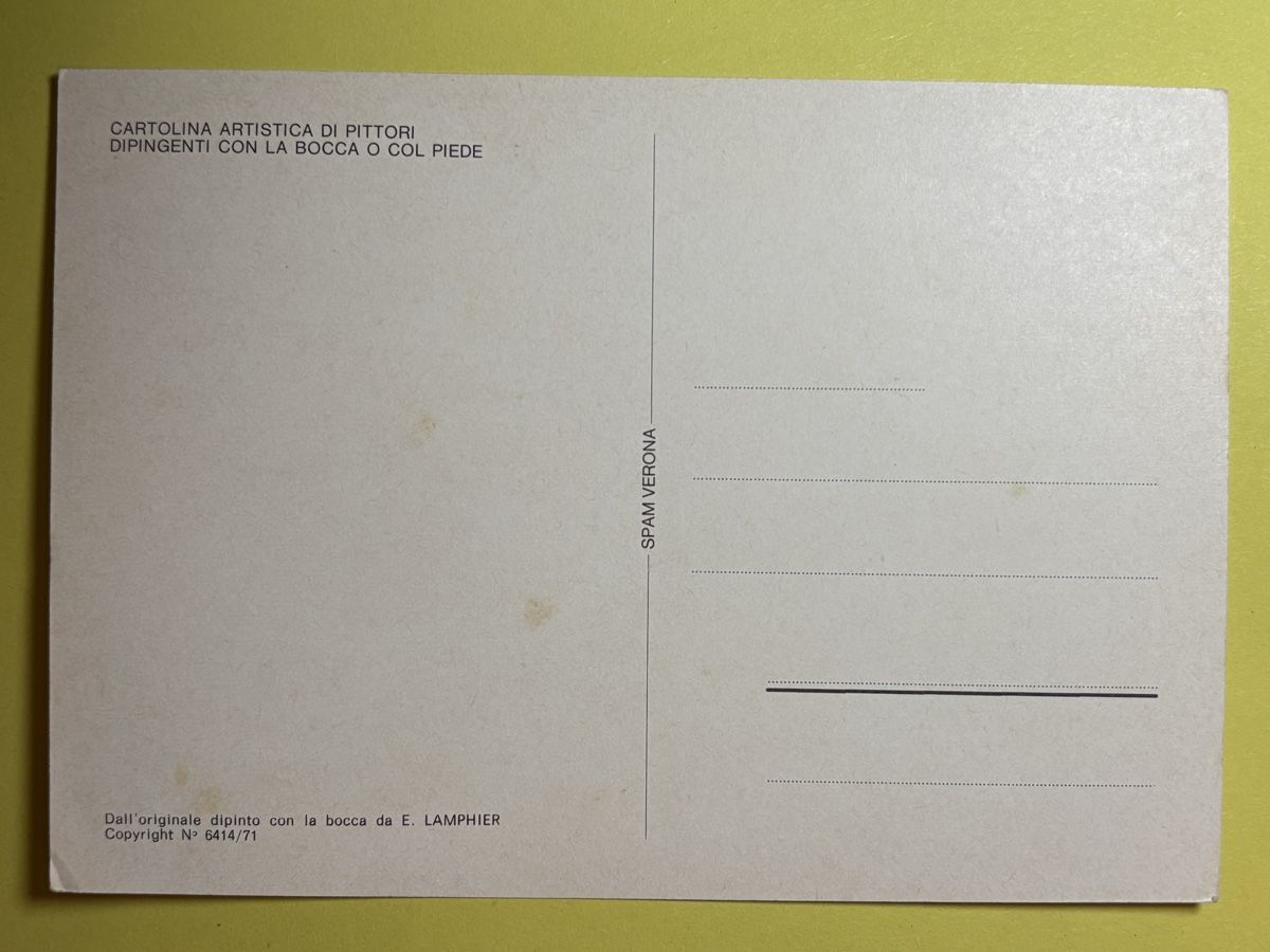 Cartoline postali: AK mit Kunst von E. Lamphier – Usato da Rümlang venduto da Kartenpost1 1
