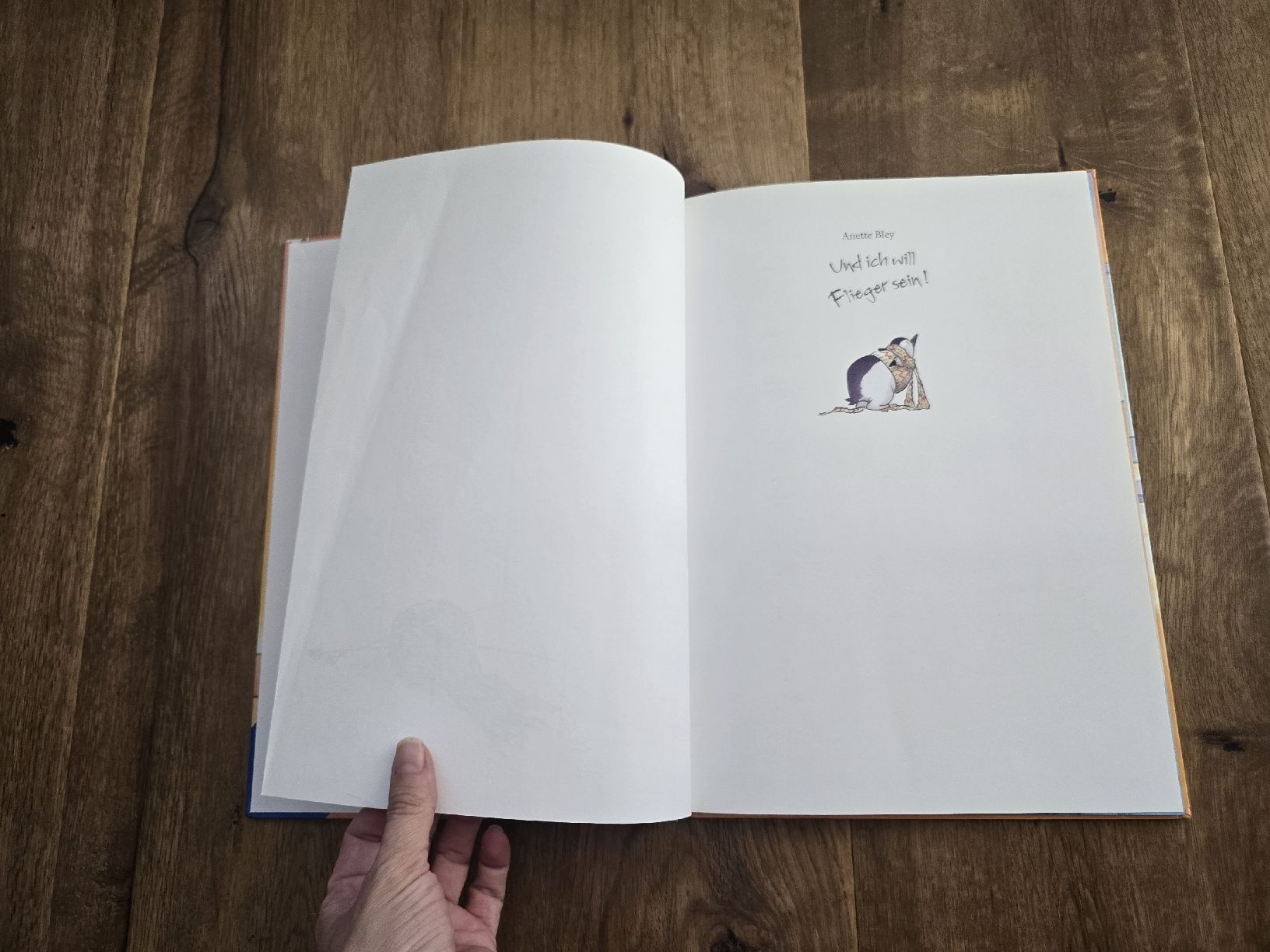 Libri: Bilderbuch "Und ich will Flieger sein" Anette Bley  – Usato da Wittenbach venduto da Tigerlili 8