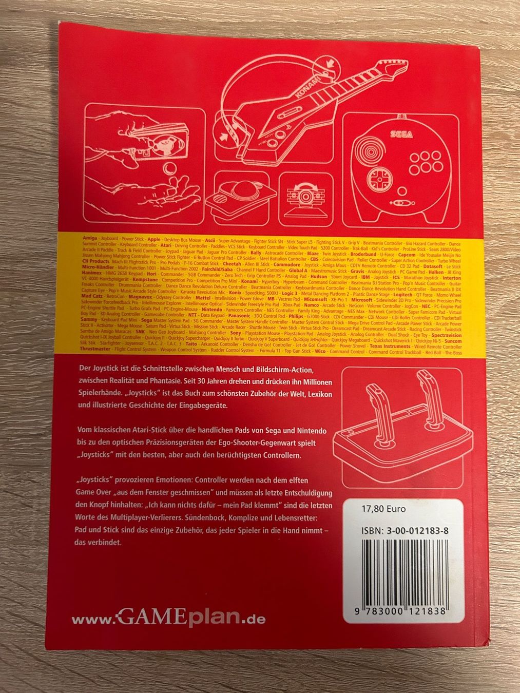 Jeux: Buch Joysticks Gameplan Geschichte Controller gebraucht – D'occasion à Gasel par Doraemon88 1
