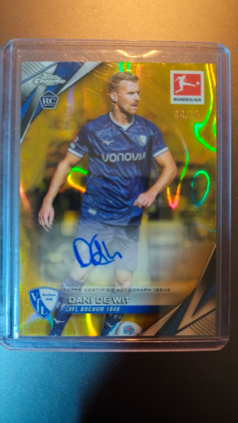 Topps Sammelbilder & Trading cards: Topps Chrome 24/25 Dani De Wit /50 mit Autogramm RC – Gebraucht aus St. Gallen von RudyundFloydCards