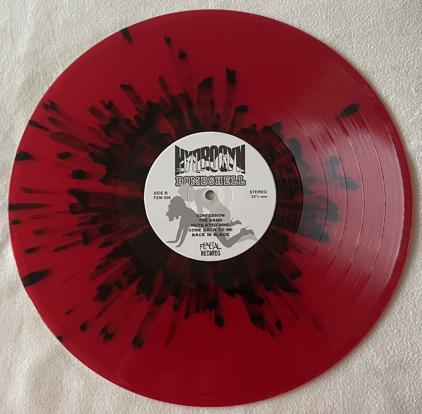 Dischi in vinile: Hydrogyn – Bombshell - Red/Black Splatter Vinyl - 2008 – Nuovo (secondo la descrizione) da Uster venduto da Zardodel 3