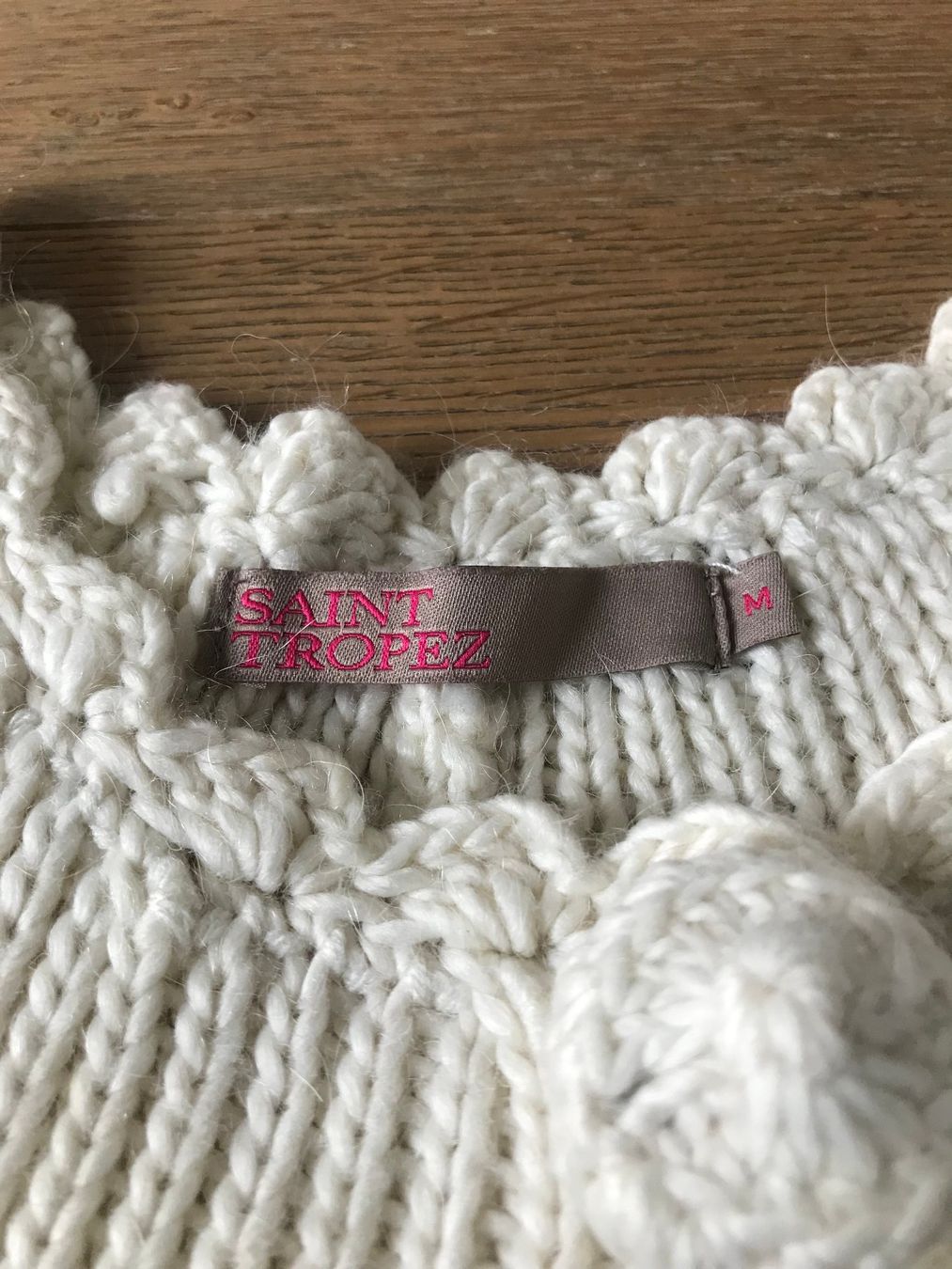 Gilet & Giacche senza maniche: Saint Tropez Strickweste Creme Grösse M – Usato da Freienstein venduto da Jessy024 1