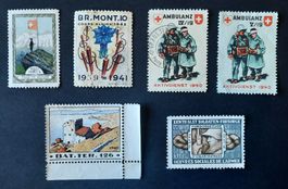 8-30-2 Timbres du Soldat. Selon photos. 