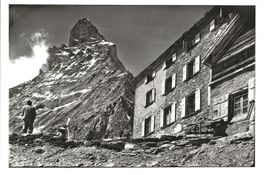 Zermatt (VS) Hörnlihütte - Belvédère - Matterhorn - um 1940