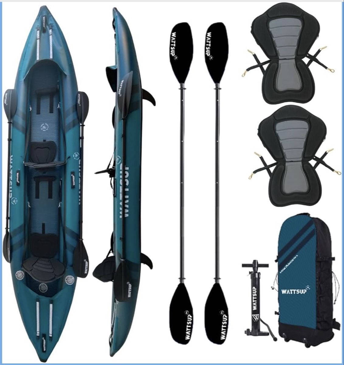 Bateaux pneumatiques & canoës: Wattsup Kajak COD 2-Sitzer originalverpackt – Neuf avec emballage d'origine à Zürich par Marcel_2202