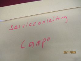 OPEL CAMPO: SERVICEANLEITUNG MIKROFILM