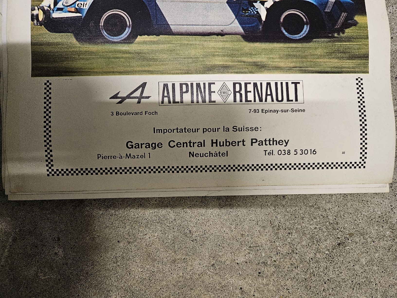 Renault Documenti: Alpine Renault A110 Bilder – Usato da Dielsdorf venduto da toe51664 2