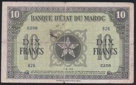 Marokko 10 Francs 1943