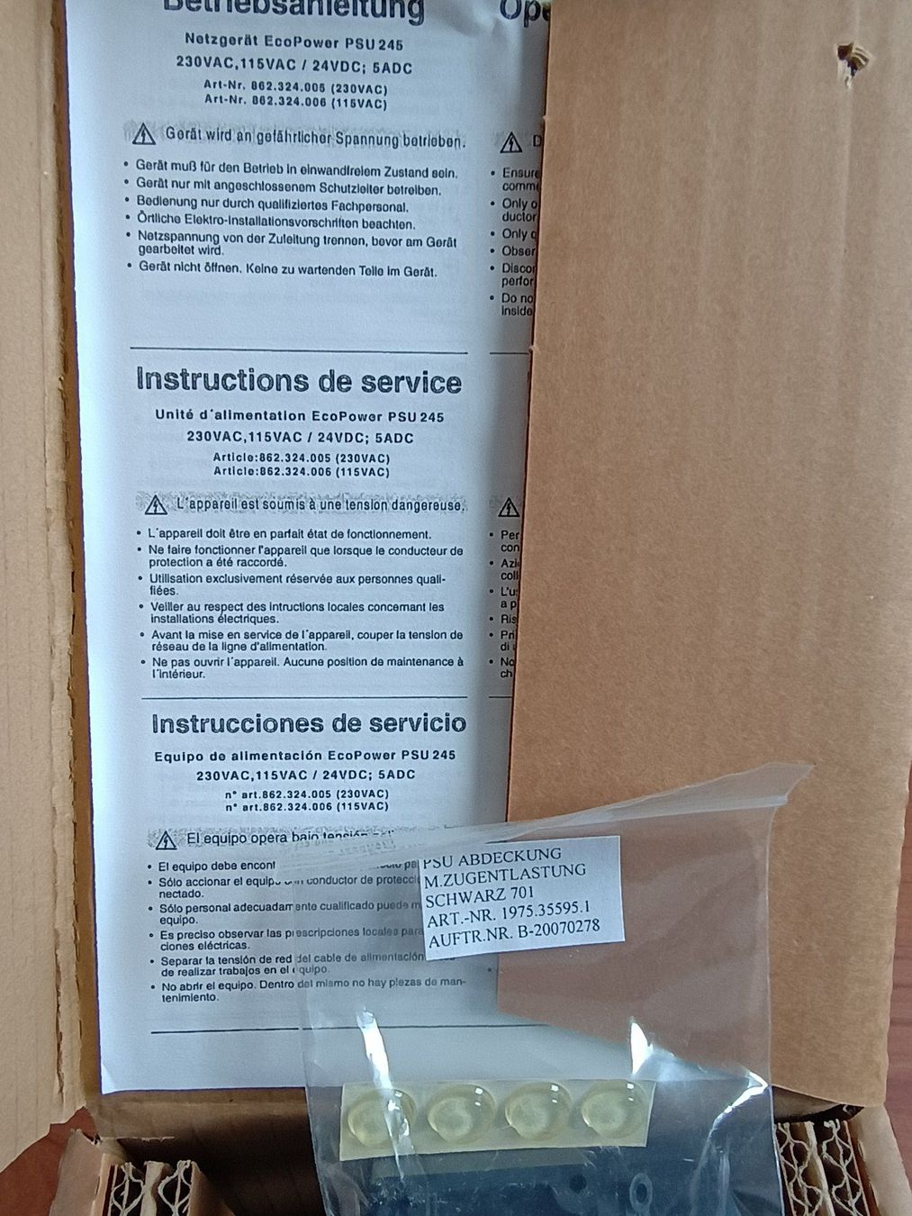 Elektronikbauteile: EcoPowerPSU 245 Netzgerät APS, NEU – Neu und originalverpackt aus Döttingen von Schlei 9