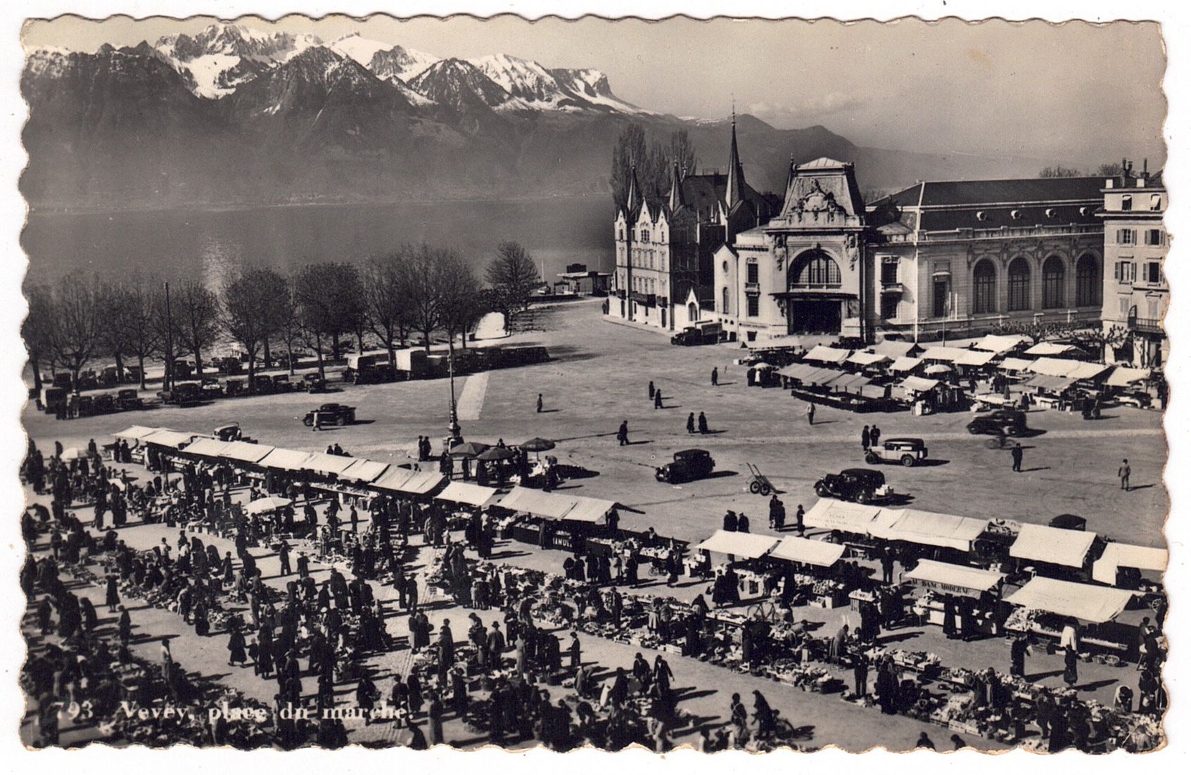 Cartes postales: Vevey, Place du Marché – D'occasion à La Tour-de-Peilz par amjust