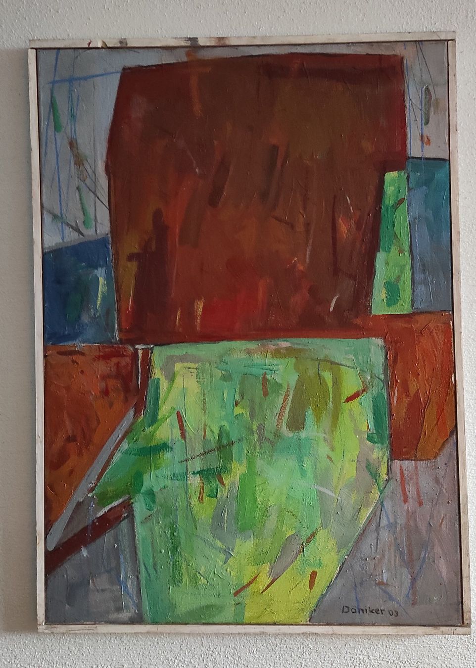 Tableaux: DÄNIKER - Acryl Gemälde – D'occasion à Baar par Cooltango