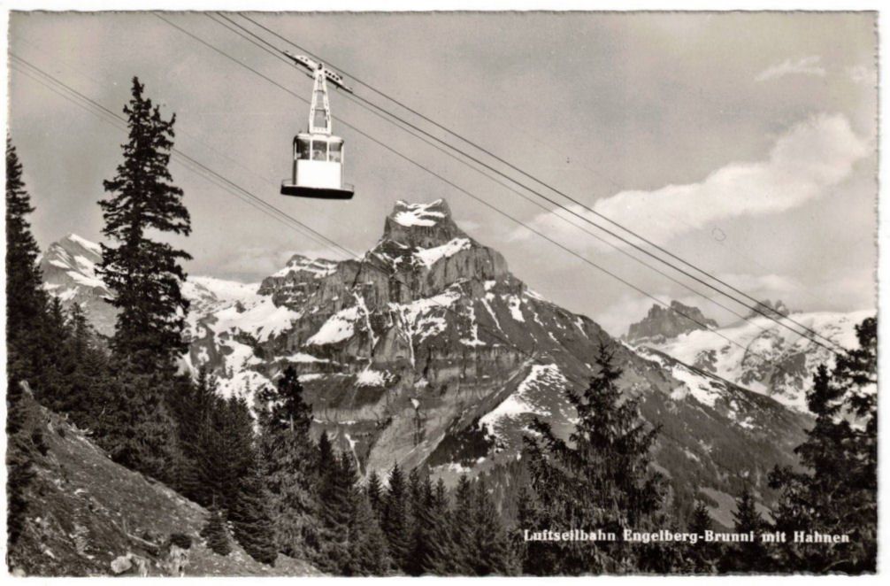 Ansichtskarten: Engelberg - Luftseilbahn Brunni – Gebraucht aus Binningen von Mountainrider