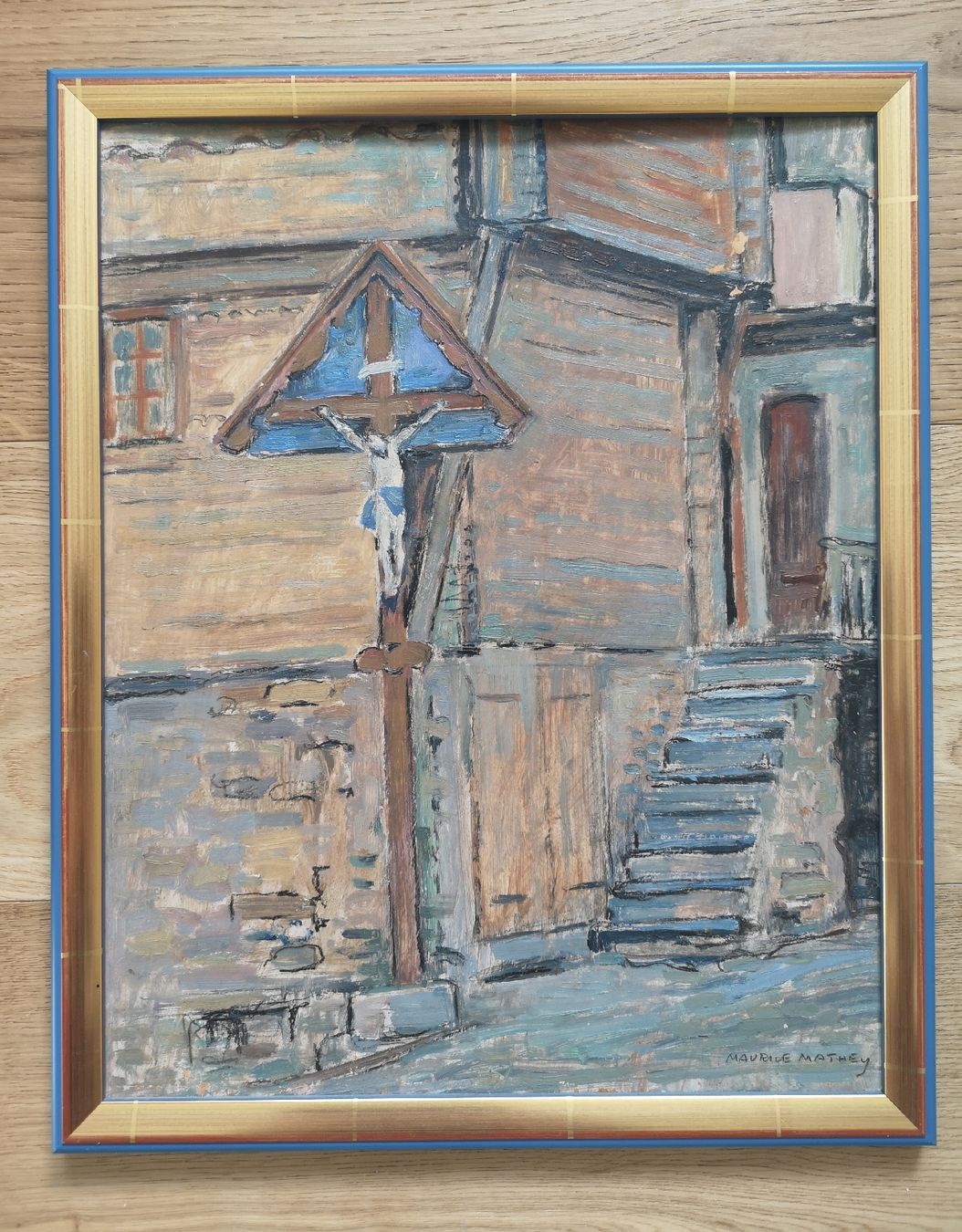 Dipinti: Tableau original du peintre Maurice Mathey – Usato da Conthey venduto da Cathlouz 2