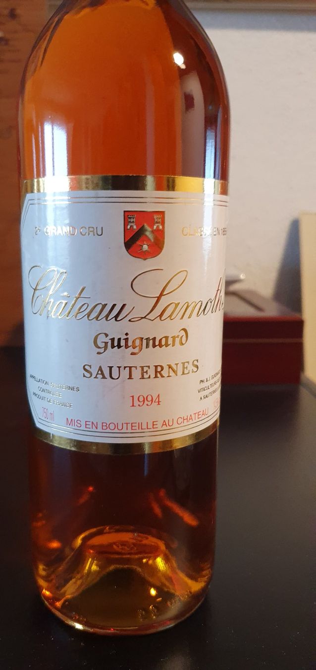 Vino: CHATEAU LAMOTHE 1994 SAUTERNES – Usato da Lenzburg venduto da Reto013 2