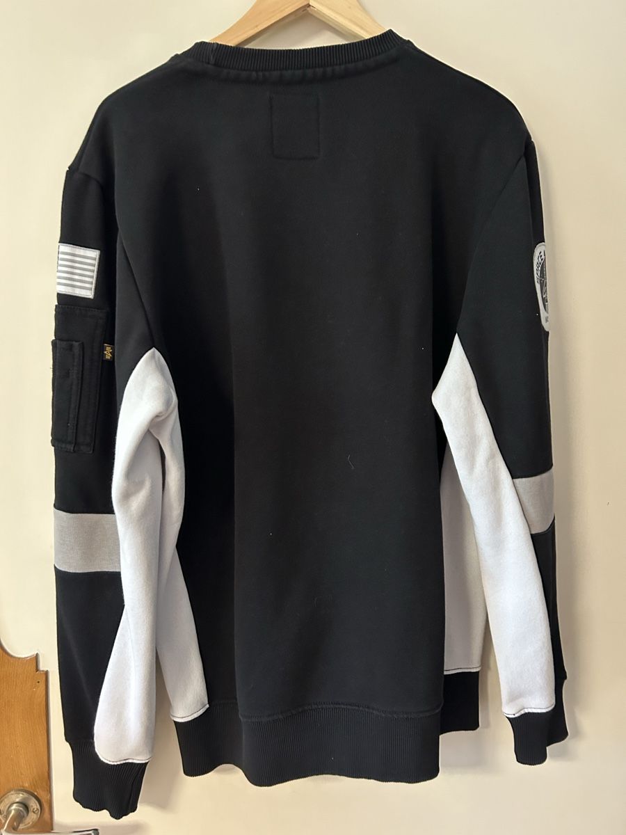 Alpha Industries Maglioni & Felpe: Alpha Industries Pullover NASA Schwarz Weiss – Usato da Schaffhausen venduto da raphael_95 5