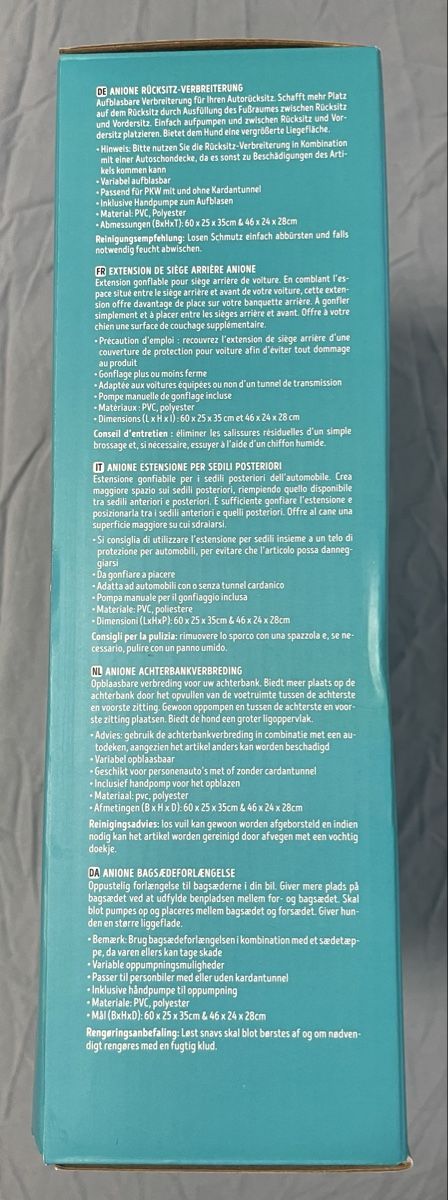 Autres accessoires p. véhicule: AniOne Rücksitzverbreiterung – Neuf (Voir description) à Oensingen par antje357 2