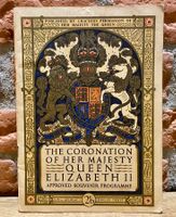 1953 - QUEEN ELIZABETH II Krönungs Programmheft - England