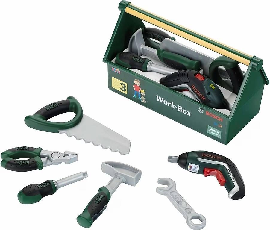 Giocattoli: KLEIN-TOYS Spielwerkzeugset Workbox – Usato da Auvernier venduto da E111