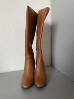 Bottes hautes cuir camel élégantes T38 🍂👢neuves