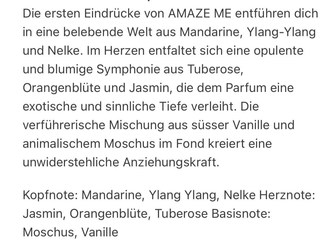 Parfum & Eau de Toilette: LR AMAZE ME Eau de Parfum Mini Vapo 5er Pack – Neu und originalverpackt aus Bronschhofen von Sommernacht03 5
