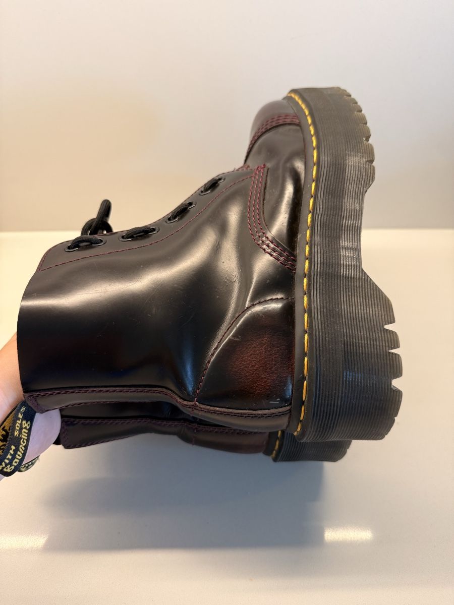 Dr. Martens Scarpe da donna: Boots Dr. Martens Sinclair Plateaustiefeletten in Cherry Red – Nuovo (secondo la descrizione) da Staad SG venduto da Chirrari 5