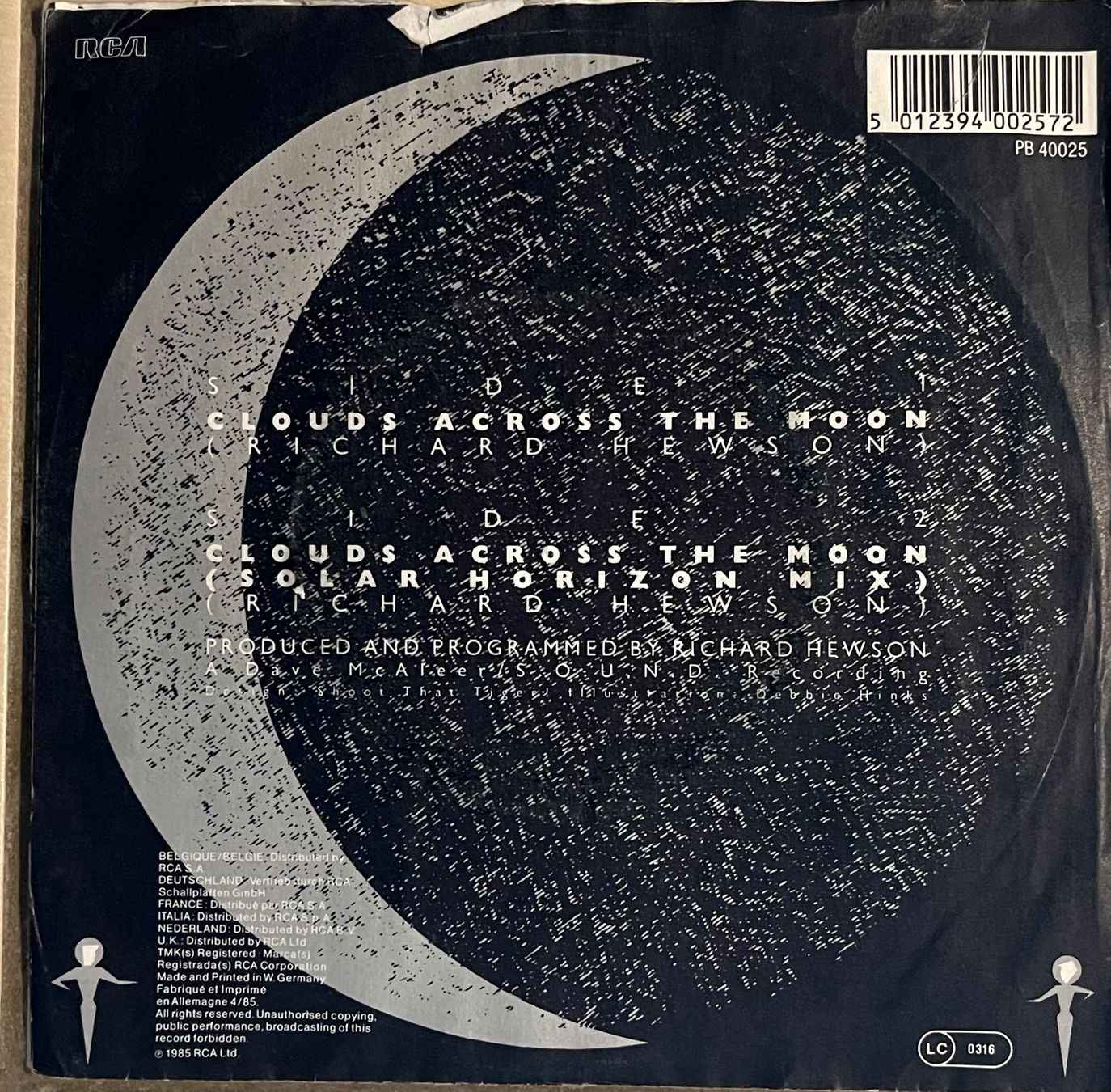 Schallplatten: RAH BAND - CLOUDS ACROSS THE MOON – Gebraucht aus Bussigny von vinyl-pas-cher 1
