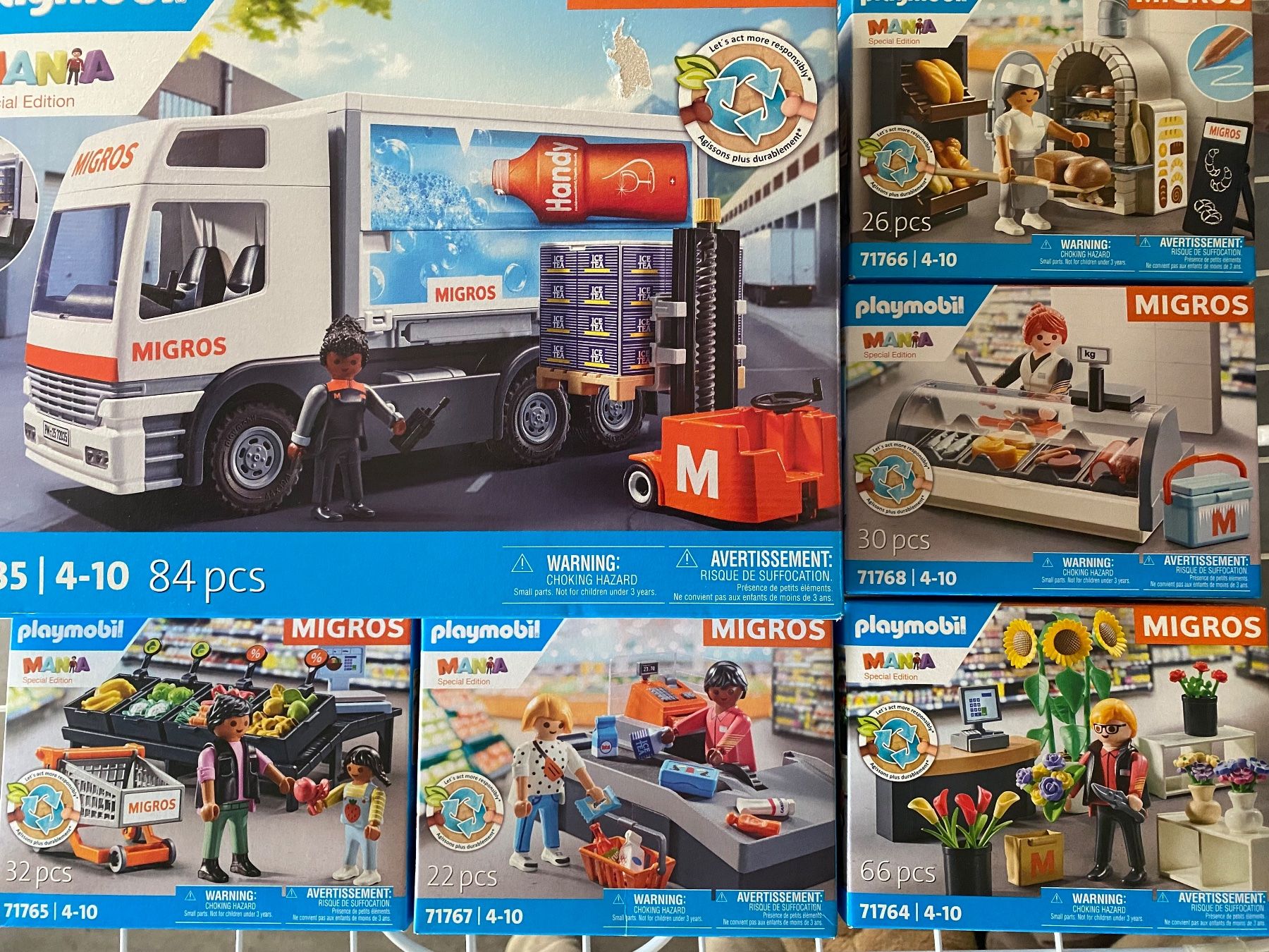Playmobil Giocattoli: Set Playmobil Migros Mania – Nuovo e nell'imballaggio originale da Bouveret venduto da wes_7zll