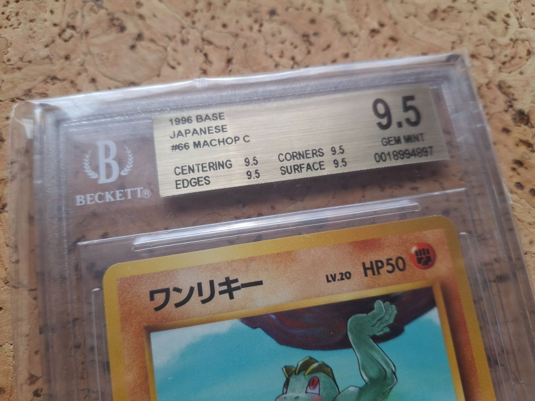 Pokémon Carte collezionabili: Base set 1996 Machop Gem mint – Nuovo (secondo la descrizione) da Charrat venduto da Magmar 1