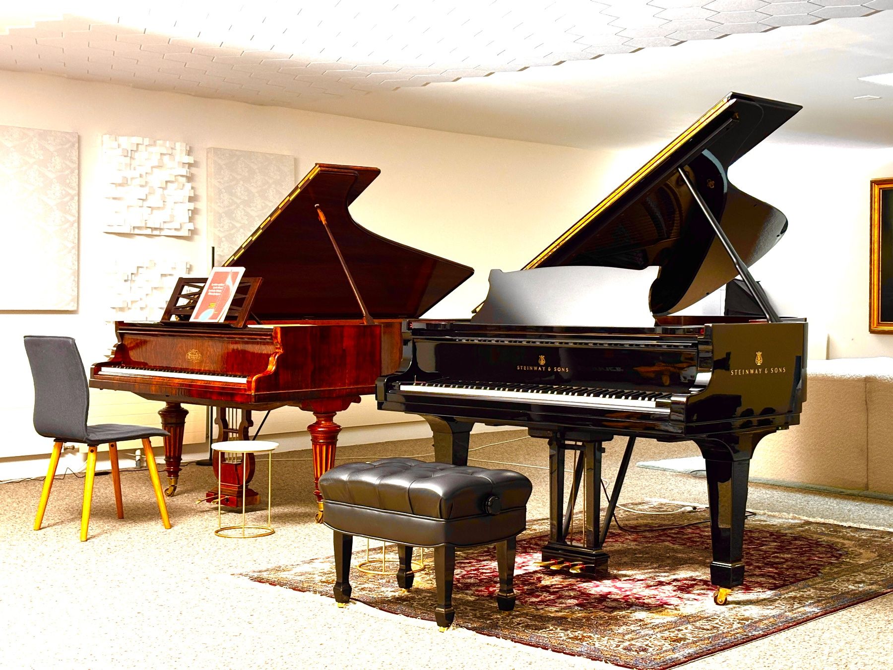 Steinway Musikinstrumente: Rare Steinway Model C 227 – Gebraucht aus Zürich von horoffra 4