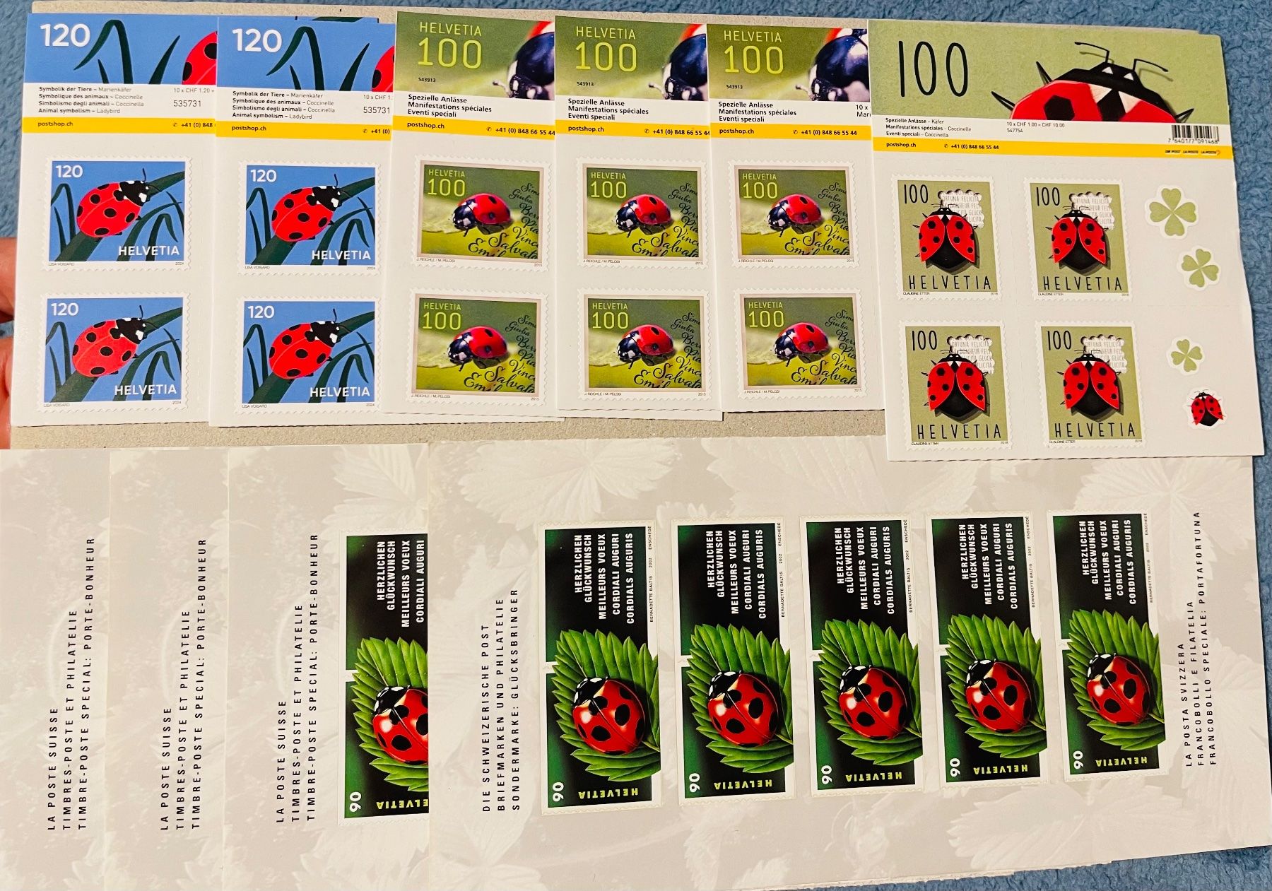 Alle Briefmarken: „Mäiegotteschäfer“ TOP, Glückskäfer – Neu (gemäss Beschreibung) aus Grafenort von Solar11