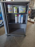 Möbel Rollschrank mit Lamellentür und Einlegeböden gebraucht