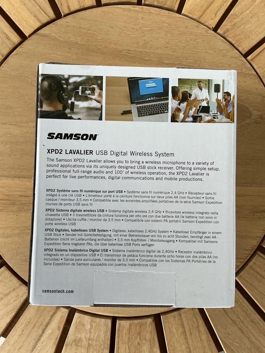 Mikrofone: Samson XPD2 Lavalier USB Digital Wireless System - Neuwertig – Neu und originalverpackt aus Eschenbach LU von Fricktaler85 1