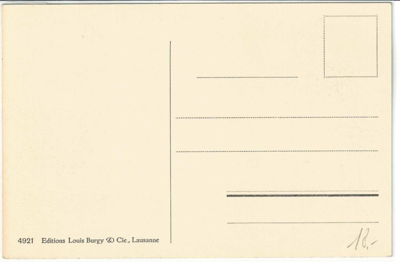 Cartoline postali: Paysage valaisan (Chatelard) - animee – Usato da Ettingen venduto da Kartenplanet 1