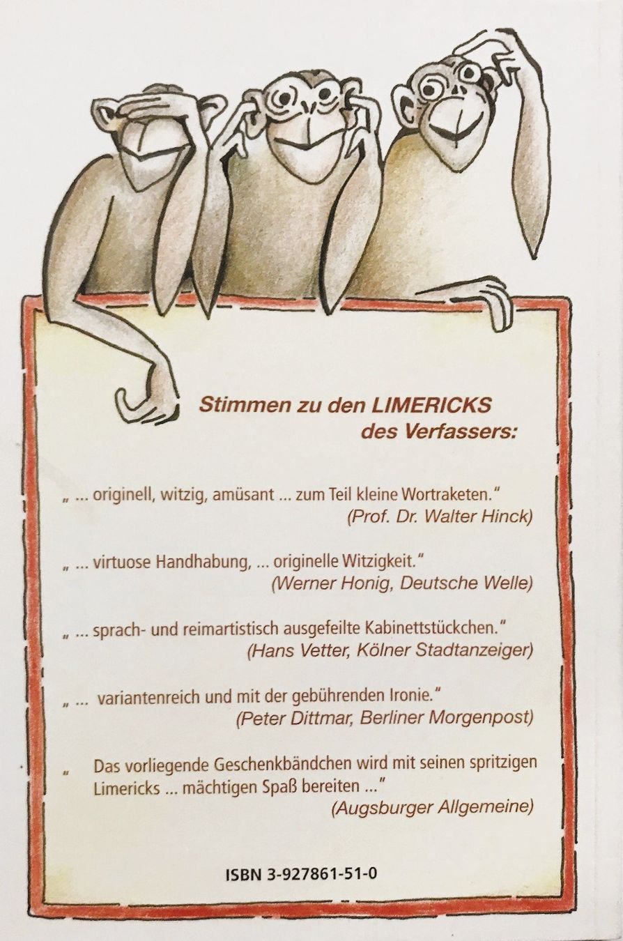 Livres: Werner Hadulla, Limericks – Neuf (Voir description) à Sarnen par Livres 1