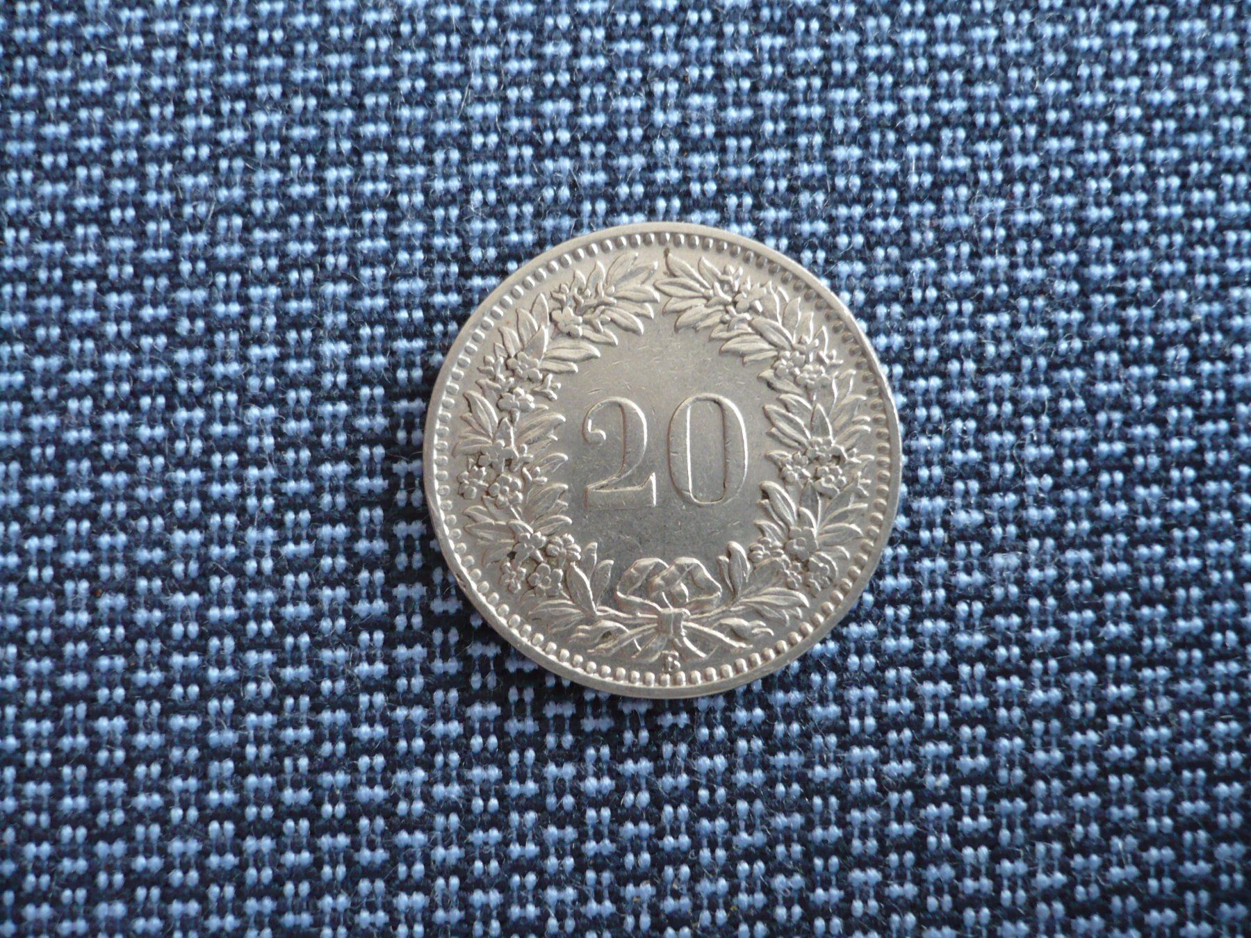 Toutes les monnaies: 20 Rappen 1924 – D'occasion à Winterthur par kormorans 1