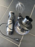 Stabmixer Furore mit Zubehör schwarz silber gebraucht