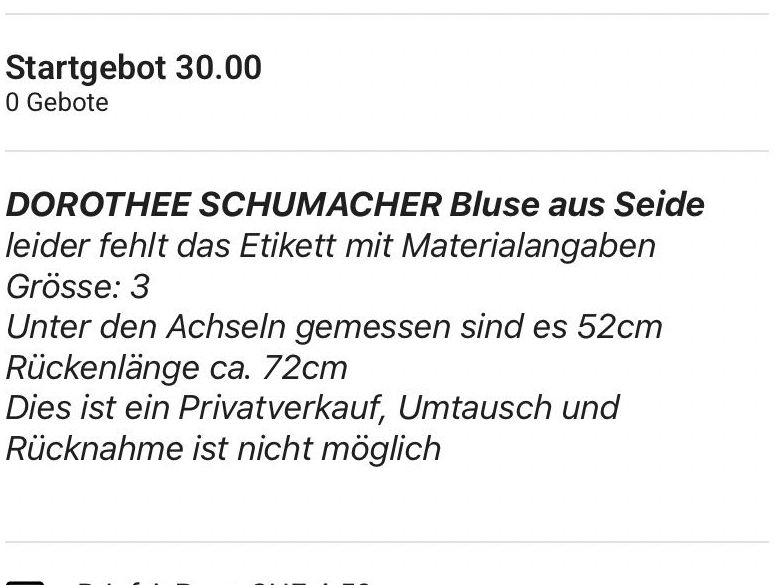 Blusen: Dorothe Schuhmacher Bluse aus Seide L – Gebraucht aus Herrenschwanden von Cate67 6