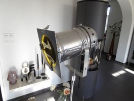 CHROM STEHLAMPE VINTAGE STUDIO DESING RETRO 70ER JAHRE LOOK