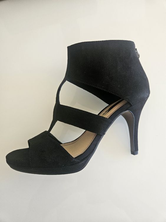 Bottines Peeptoes Walter Steiger Noires Taille 35/36 - Occasion, Modèle élégant