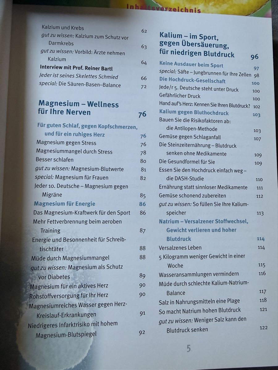 Libri: Das Mineralien ErfolgsProgramm Buch gebraucht – Usato da Basel venduto da Cora3 5