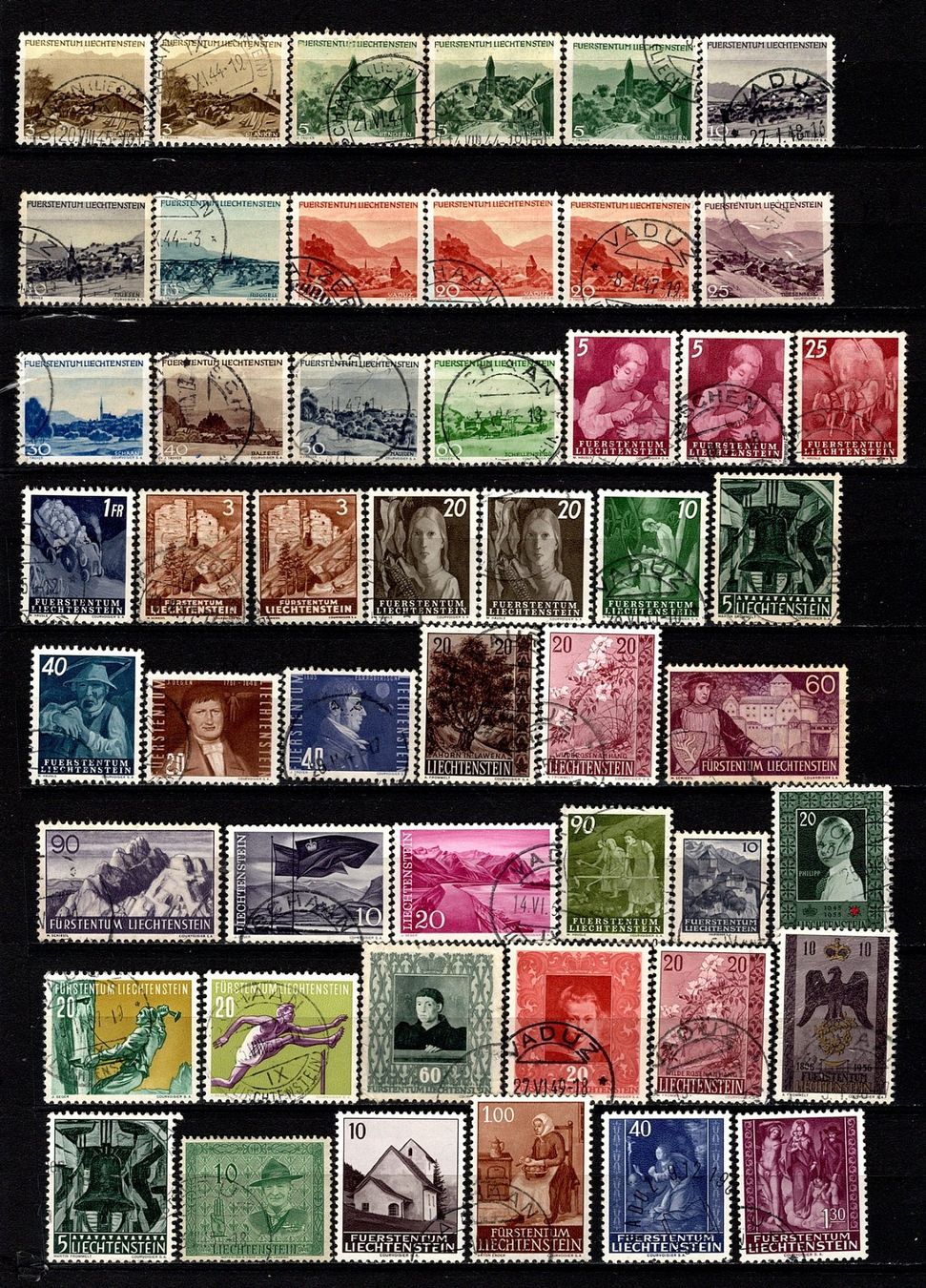 Tutti i francobolli: Sammlung Liechtenstein (826) – Usato da Burgdorf venduto da blinky01 2