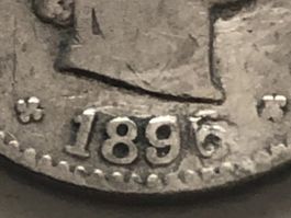 5 Rp. vermtl. 1895 auf 1896 abgeändert ???