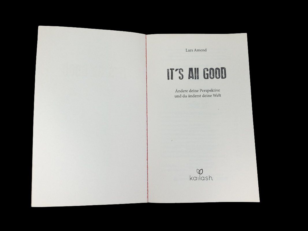 Bücher: LARS Amend IT`s ALL GOOD- Buch – Gebraucht aus Hünenberg von Restwert_Zug 3